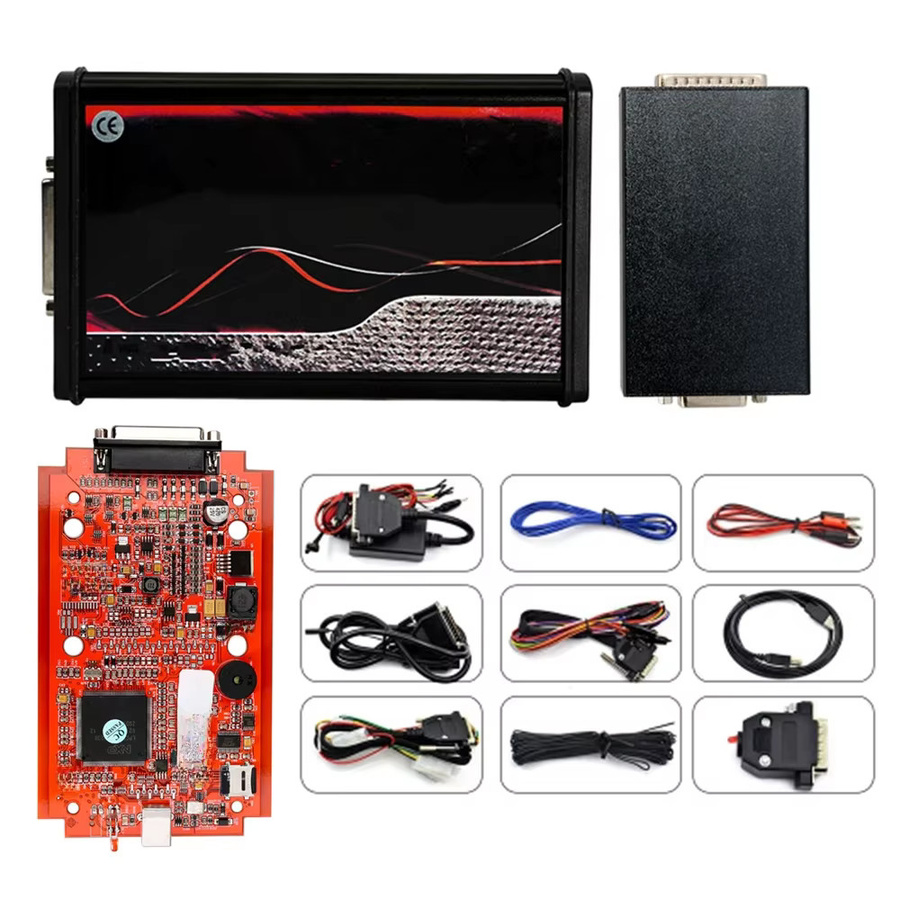 YIQIXIN Auto-Programmier-Tool Kess V2 V2.1 EU Version SW V5.0 mit roter Platine und Online-Version Unterstützung für Protokoll 5.017 ohne Token-Begrenzung in Rot und Schwarz - Bild 5
