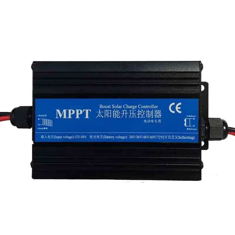 luxuglow MPPT 300W Solar-Boost-Laderegler für Elektrofahrzeuge in Schwarz - Bild 5