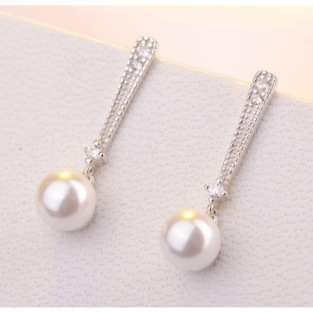Lucky Star Jewelry Ohrstecker 925 Silber, Mikro Strass, Damen - Bild 1