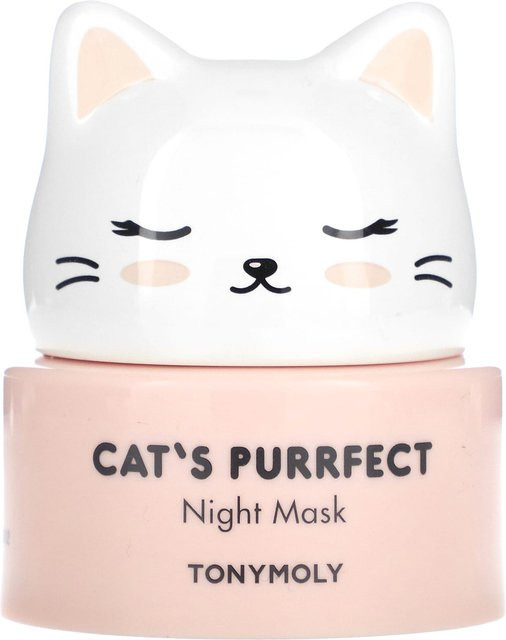 TonyMoly Cat's Perfect Night Beauty Mask, Gesichtsmaske, 50g, Niacinamid - Bild 1