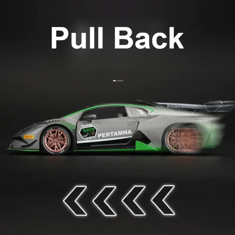 MAKEDA Huracan ST EVO SIAN Supercar, Modell Spielzeug, 1:32, Metall, mit Licht und Sound, Blau - Bild 2