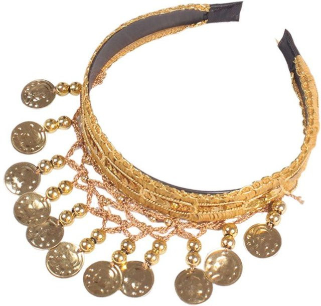 EAbongood Kopfkette Haarreif, gold, Damen - Bild 1