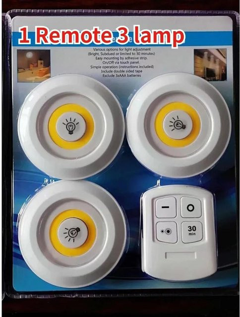 Dimmbares kabelloses LED-Nachtlicht von Your Warm Home in Weiß mit Fernbedienung und Touch-Funktion für Küche und Schlafzimmer - Bild 1