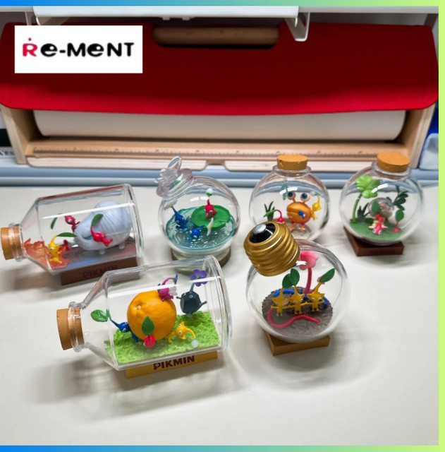 Re-Ment Pikmin Terrarium Collection 1, Blindbox, Miniaturszene, Süßigkeiten-Spielzeug - Bild 1