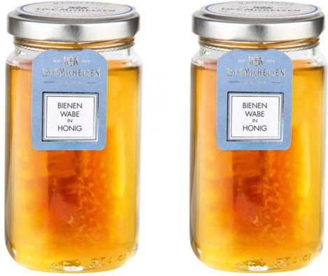 L.W.C. Michelsen Honigwabe in Honig 2 x 250 g - Bild 1
