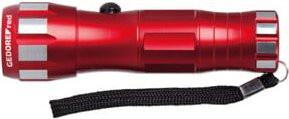 Gedore LED Taschenlampe aus Aluminium in Rot und Silber mit 3xAAA Batterien - Bild 1