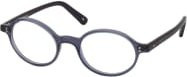 L.G.R Teos 36 Korrektionsbrille, Vollrand, Rund, Plastic, Blue Grey, Herren - Bild 1