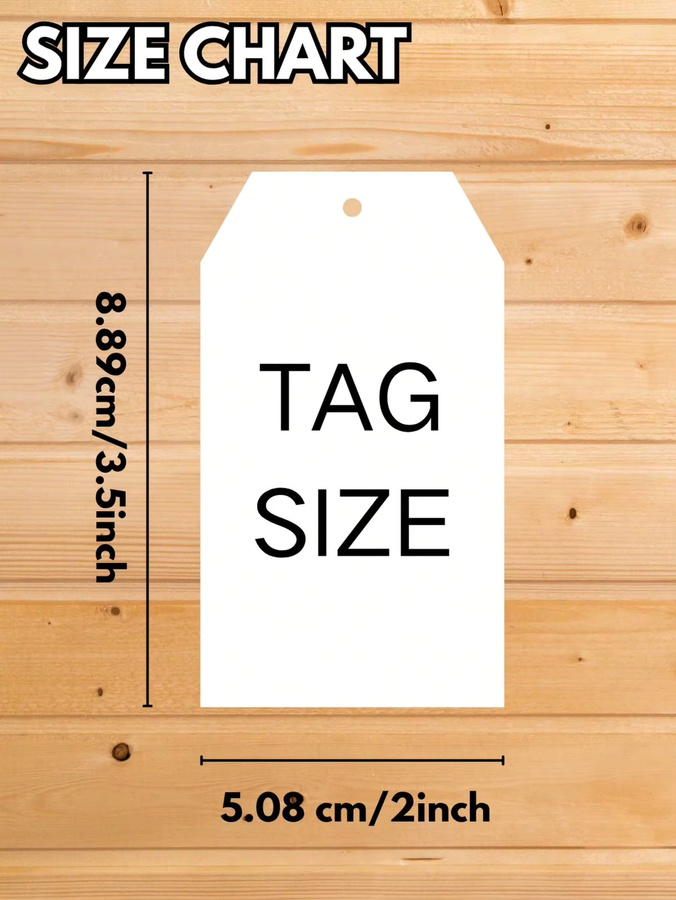Personalisierte Weihnachtsgeschenkanhänger aus weißem Papier mit Namen und Buchstaben, rechteckig und minimalistisch gestaltet - Bild 3
