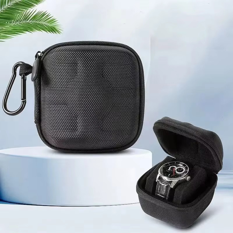 OAKCHARM Uhrenbox, Reise-Rolletui, Schwarz, Unisex - Bild 2