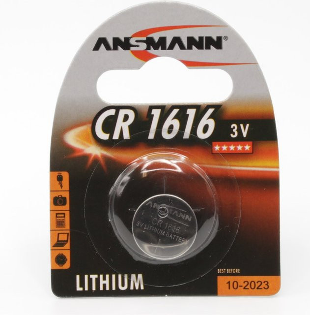Ansmann Lithium Knopfzelle CR1616 in Silber - Bild 2