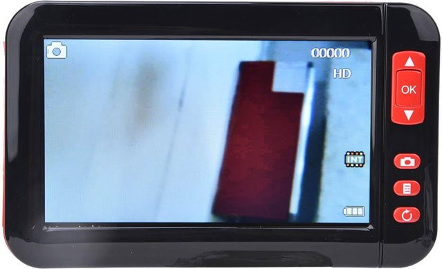 Multifunktionale industrielle Endoskopkamera mit 4,3 Zoll HD 1080P Bildschirm und 5 m Kabel in Weiß - Bild 1