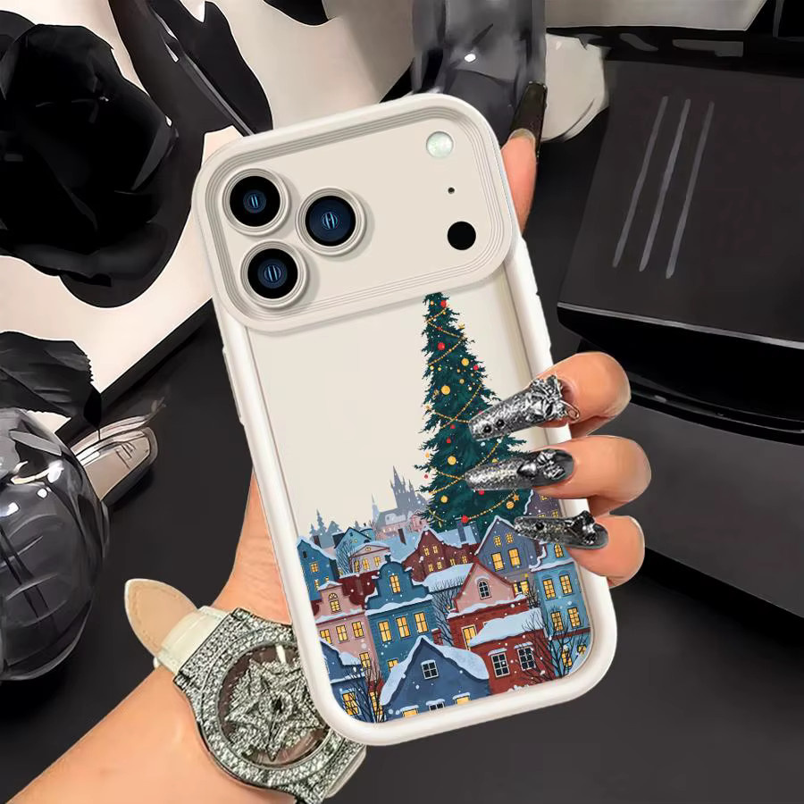 Softshell-Handyhülle mit Weihnachtsmann-Design für Apple iPhone Modelle, Multicolor - Bild 5