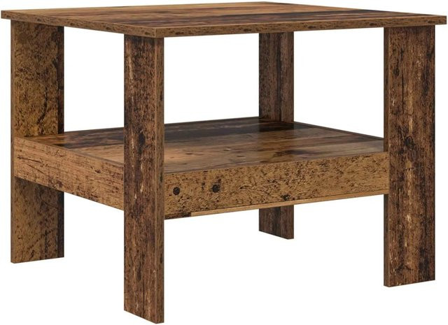 vidaXL Couchtisch aus Altholz in Braun, B/T/H: 57 x 55 x 45 cm - Bild 1