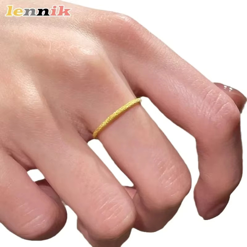 LENNIK Ring Damen, Sandgold, Vintage - Bild 2