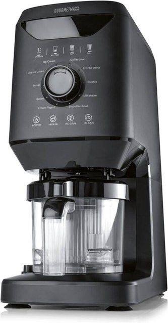 GOURMETmaxx Eismaschine 800W schwarz mit 2x 500ml Behältern - Bild 1