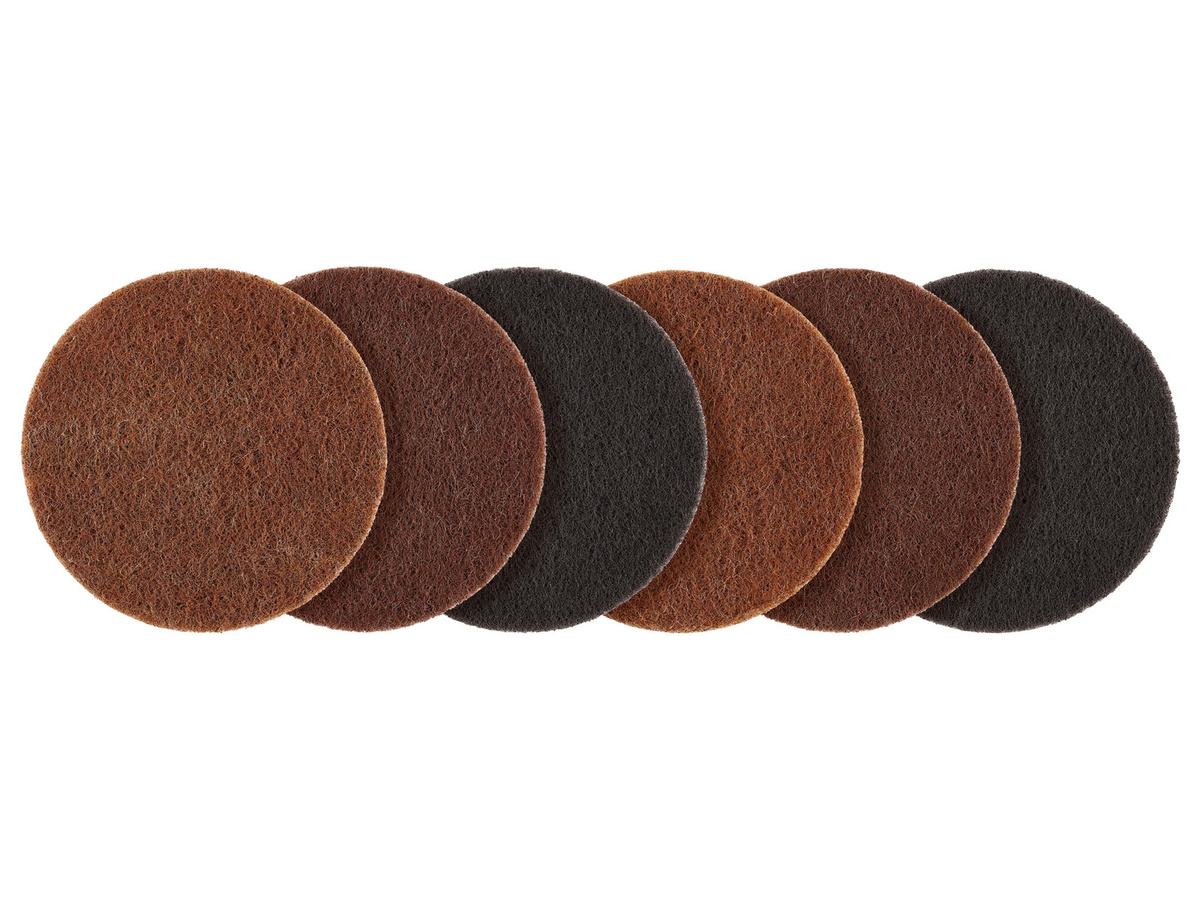 Parkside Winkelschleiferzubehör 125 mm Schleifvlies Set für Metall, Holz und Lack, 6-teilig - Bild 2