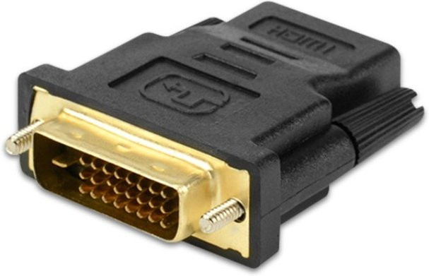 Bidirektionaler DVI auf HDMI Adapter Konverter in Schwarz für PC, Laptop und TV-Box, 1080P Kompatibel - Bild 1
