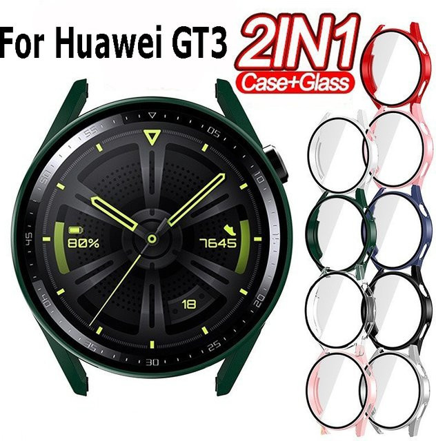 Huawei Schutzhülle, Gehärtetes Glas, Schwarz, Unisex - Bild 1