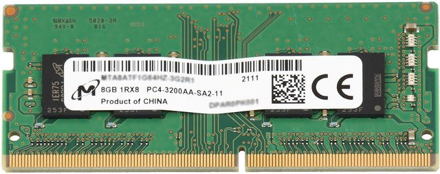 Lenovo DDR4 SODIMM Arbeitsspeicher 8GB Green 5M30Z71710 - Bild 1