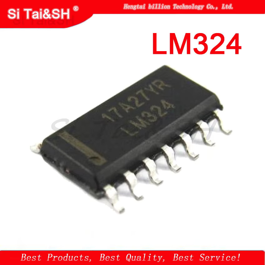 20 Stück LM324DR LM324 SOP14 SMD Operationsverstärker von Si Tai&SH in Schwarz - Bild 2