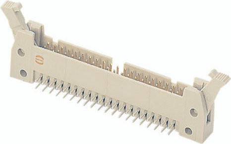 HARTING Messerleiste 09185505901 aus Messing in Beige mit 2 Reihen - Bild 1