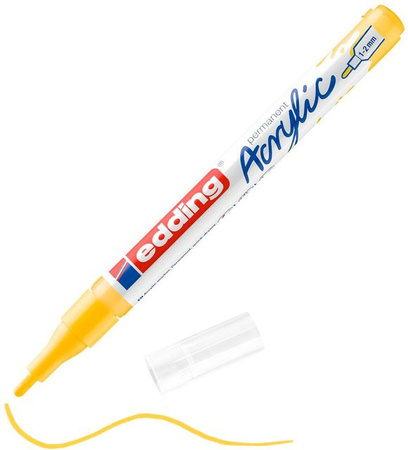edding 5300 Acrylmarker Fein in Verkehrsgelb