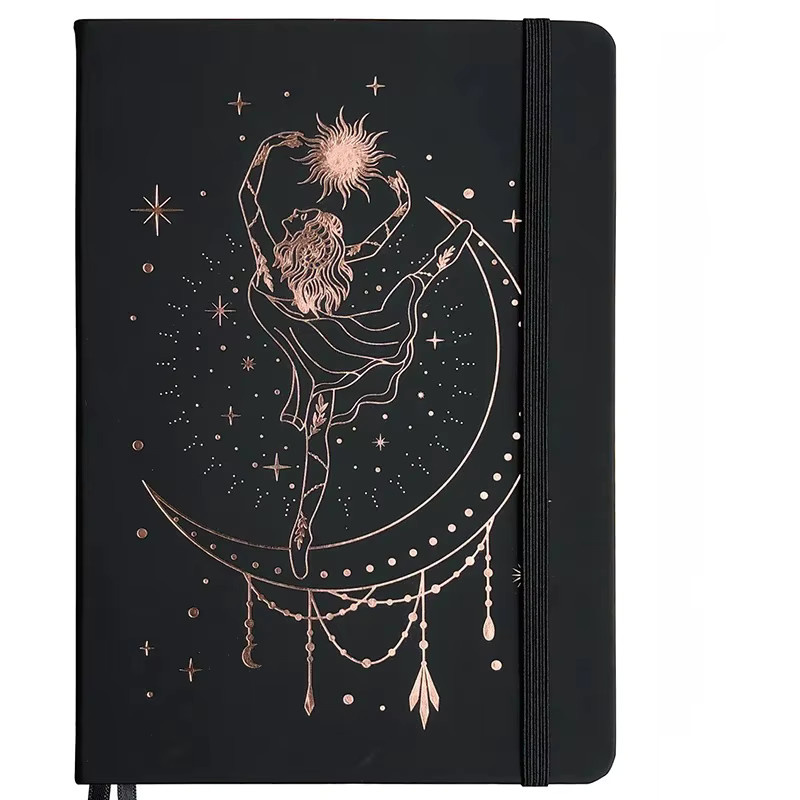 BUKE My Girl Dance Notizbuch mit Punktraster aus 180g Bambuspapier in Roségold mit Hardcover - Bild 6