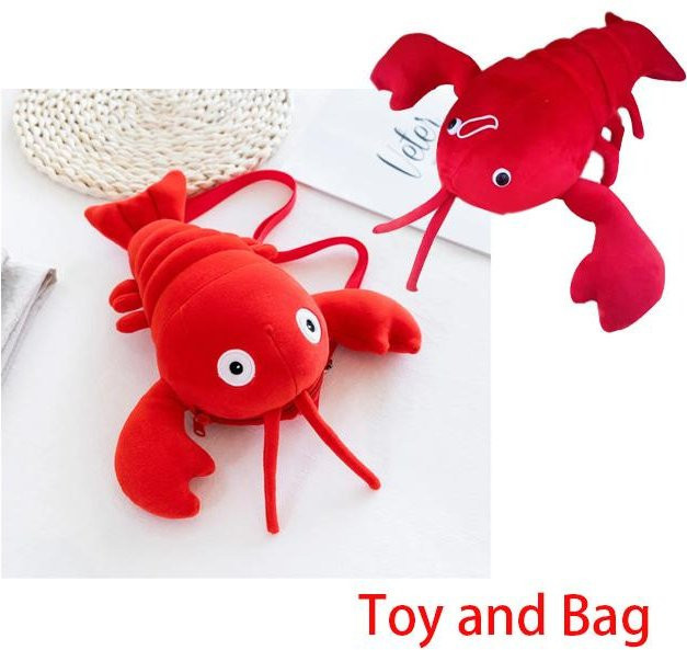 Kidsly Flusskrebse Cosplay Rucksack, Plüsch, Rot, Zubehör - Bild 1