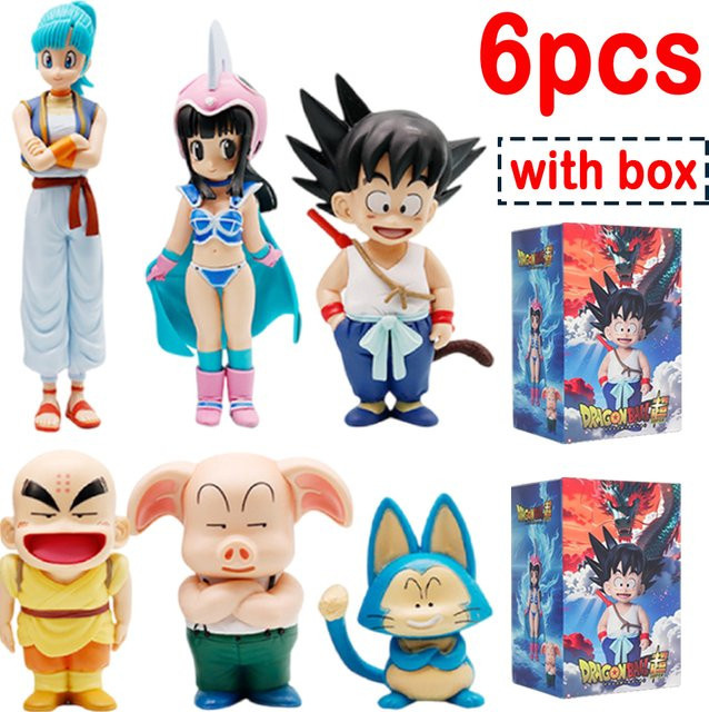 Bandai Dragon Ball Z Anime Figuren Set aus PVC, Goku und Krillin Sammlermodelle in Multicolor - Bild 1
