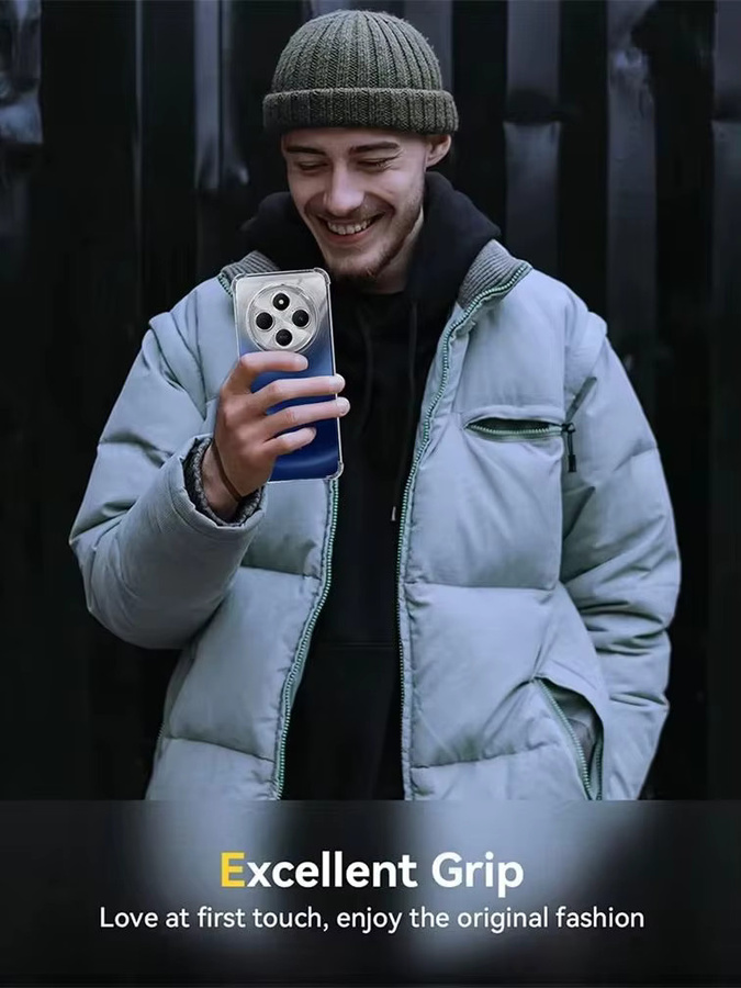Stoßfeste Silikon-Schutzhülle für Xiaomi Redmi 14C und Poco C75 4G in Transparent - Bild 6