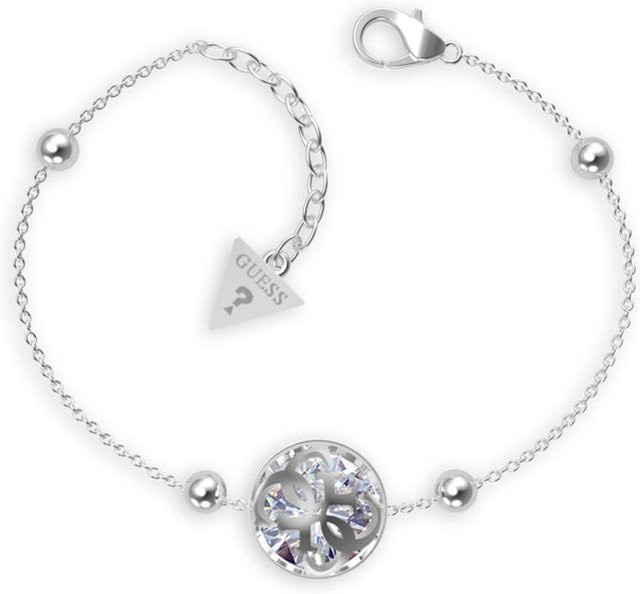 Guess Armband, Edelstahl, Silber, Zirkonia, Kristall, Damen - Bild 1