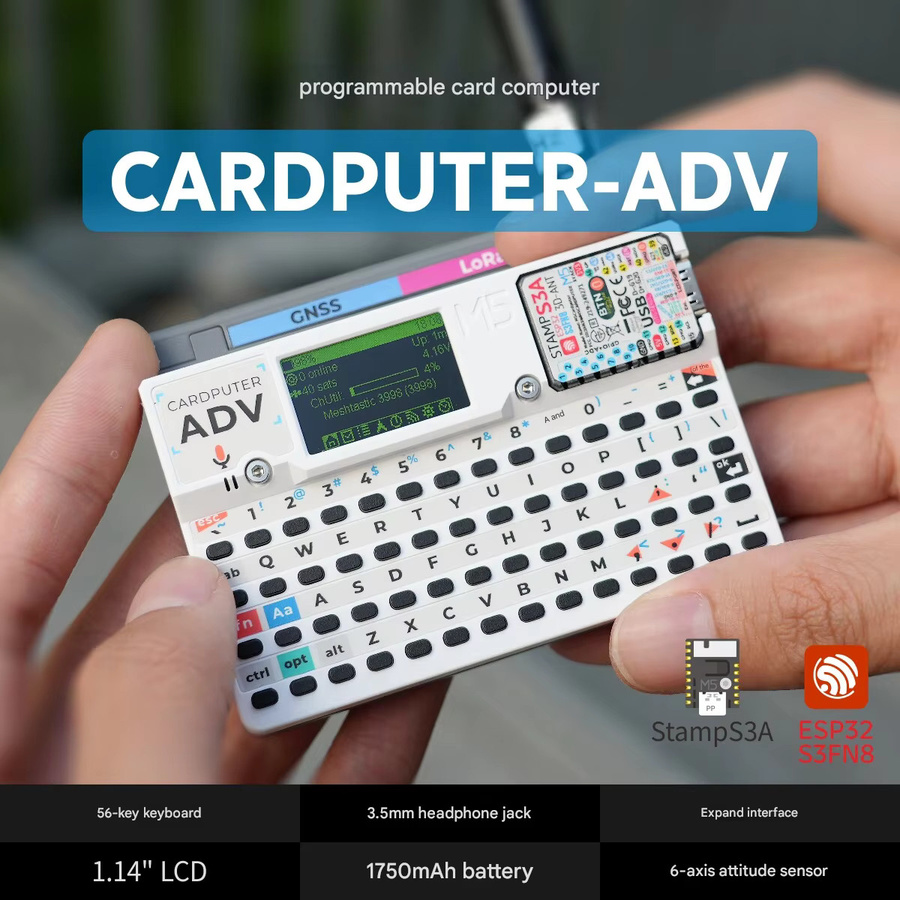 M5Stack Cardputer Adv 56-Tasten Programmierbares Entwicklungsboard Stamp-S3A - Bild 2