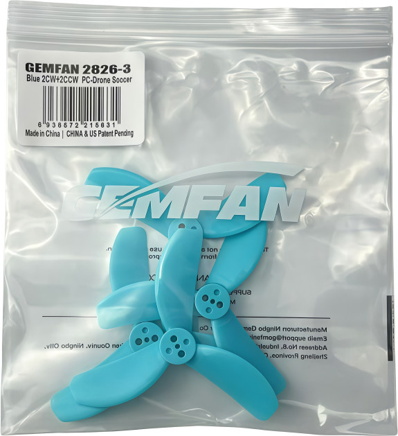Gemfan 2826-3 3-Zoll-PC-Propeller, Blau, Zubehör - Bild 1