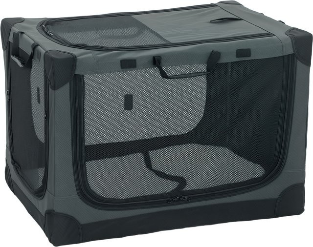 PawHut Hundebox faltbar aus 600D Oxford-Gewebe mit Kissen und abnehmbarem Bezug, Armeegrün, für Hunde und Katzen bis 31kg - Bild 1