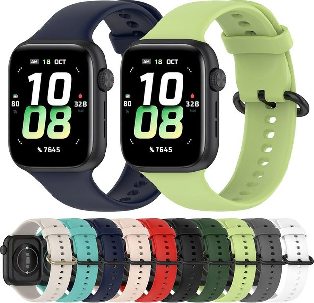 Honor Uhrenarmband Silikon, Schwarz, Unisex - Bild 1