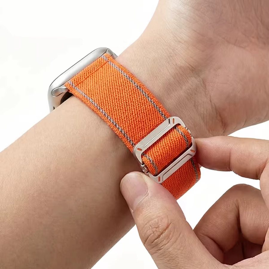 FancyWrist Uhrenarmband Nylon, Schwarz, Unisex - Bild 2