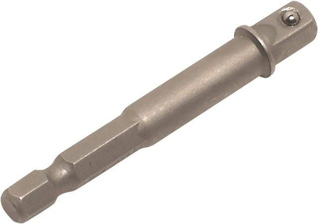 LUX-TOOLS Maschinenadapter Bit-Halter 6,3 mm (1/4 Zoll) in Silber - Bild 1