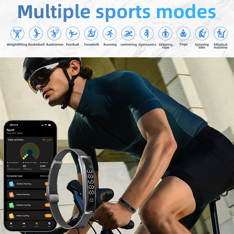 LIGE Smartwatch Gold Unisex mit Herzfrequenz- und HRV-Monitor, Wasserdichtem Sportarmband für Android und iOS mit Anruf-Erinnerung und Schrittzähler - Bild 2