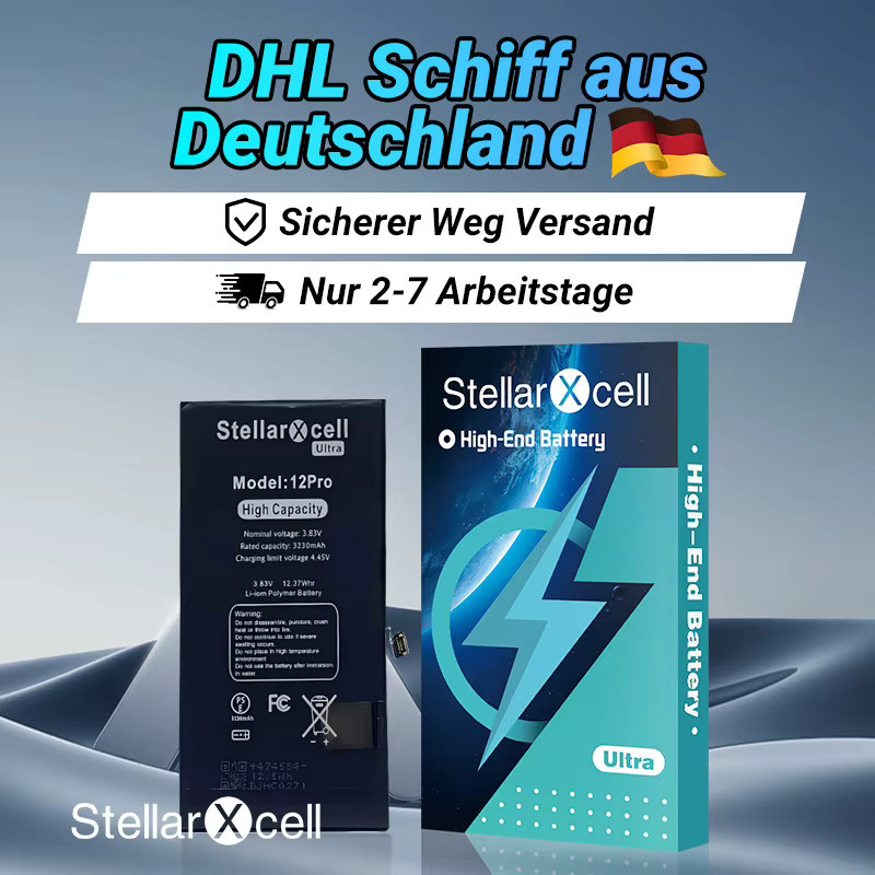 StellarXcell Ultra Akku für iPhone X, XS, XR und XS Max in Schwarz - Bild 1