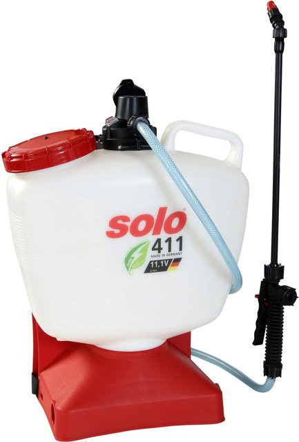 Solo 411 Akku-Rückenspritze Classic mit 10 Litern Fassungsvermögen und Lithium-Ionen-Akku inklusive Ladegerät - Bild 1