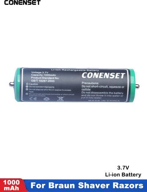 Braun Ersatzakku 3,6 V UR14500L für Braun Serie 5 Rasierer 530 550 550 s-3 550 s-4 560 560 s-3 560 s-4 570 cc570 cc-3 570 cc-4 590 cc - Bild 1