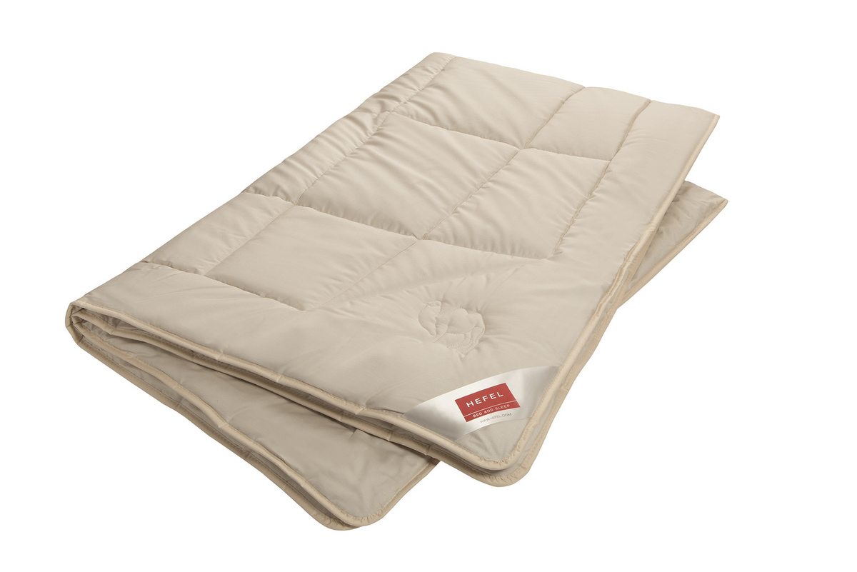 Hefel Camel Dream Ganzjahresdecke aus Kamelhaar in Beige, B/B/H: 200 x 200 cm - Bild 1