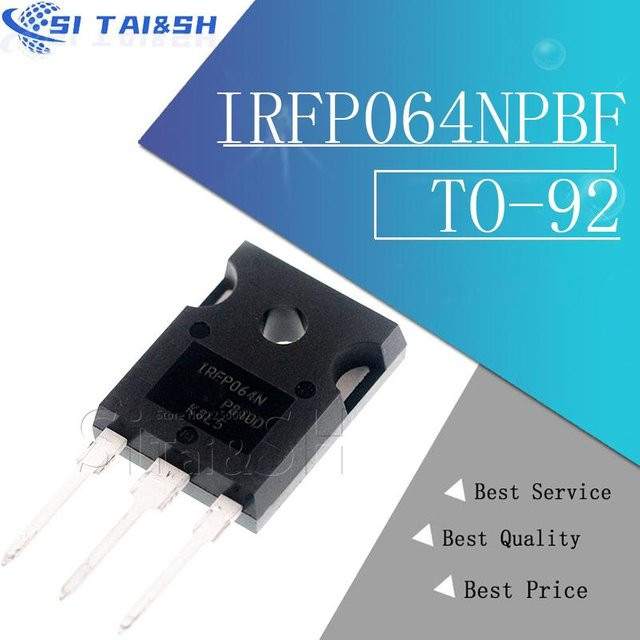 5er Set IRFP064NPBF MOSFET Transistoren, 55V 110A 200W, Schwarz - Bild 1