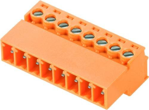 Weidmüller Stiftgehäuse-Kabel BC/SC in Orange, 50 Stück, Rastermaß: 3.81 mm - Bild 1