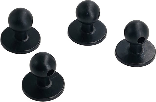 JINHF Universelle Klebehalterung für Mobiltelefone mit 17mm Kugelkopf für Auto-Navigation und GPS in Schwarz - Bild 1