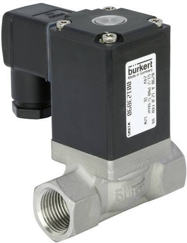 Bürkert Servogesteuertes Ventil 68338 0290 24V in Schwarz - Bild 1