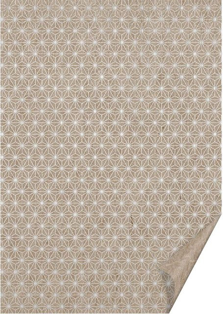 HEYDA Naturkarton Sternlinien in Silber, 50 x 70 cm, 220 g/m² - Bild 1