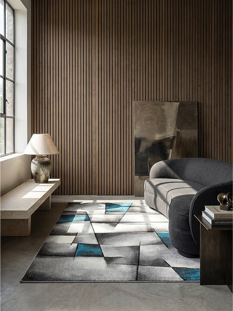 Teppich Kadima Design von BIENO in Türkis aus Polypropylen, B/T: 120 x 170 cm - Bild 1
