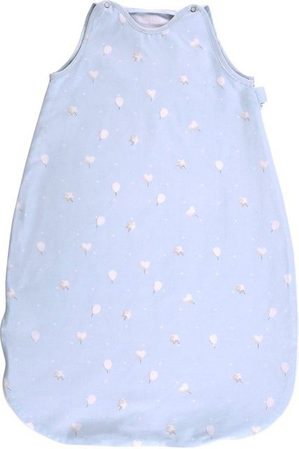 Lorelli Baby-Sommerschlafsack Summer in Hellblau aus 100% Baumwolle, B: 50 cm, L: 100 cm - Bild 1
