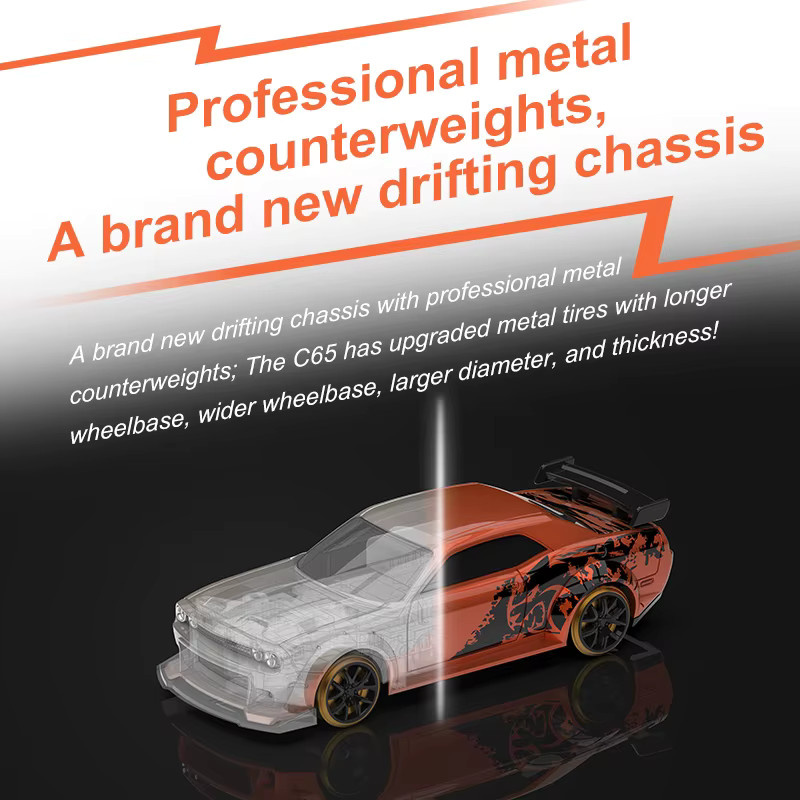 Turbo Racing C65 Limited Edition Drift RC Auto, 1:76, ferngesteuert - Bild 6